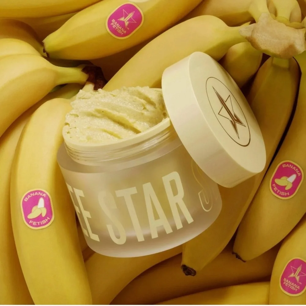 NIB Jeffeee Star Cosmetics Banana Fetish Body Scrub Net weight 170g x 6oz